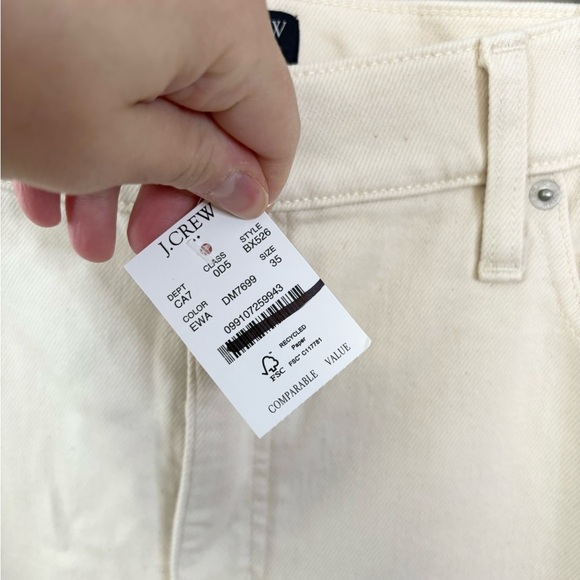 J Crew classic vintage jeans size 35 new straight leg - Picture 6 of 6